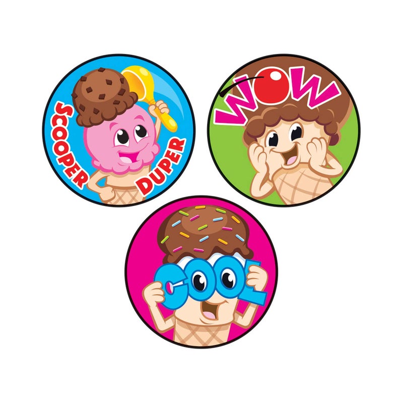 Trend Enterprises Trend Scoop Squad/Chocolate Stinky Stickers, Classroom Incentives, 48 Count - Image 3